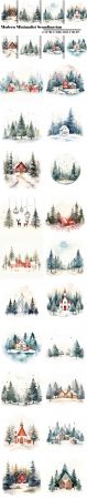 20 Modern Minimalist Scandinavian in Winter Backgrounds