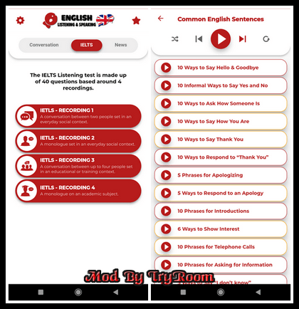 English - Listening &amp; Speaking v8.0.6