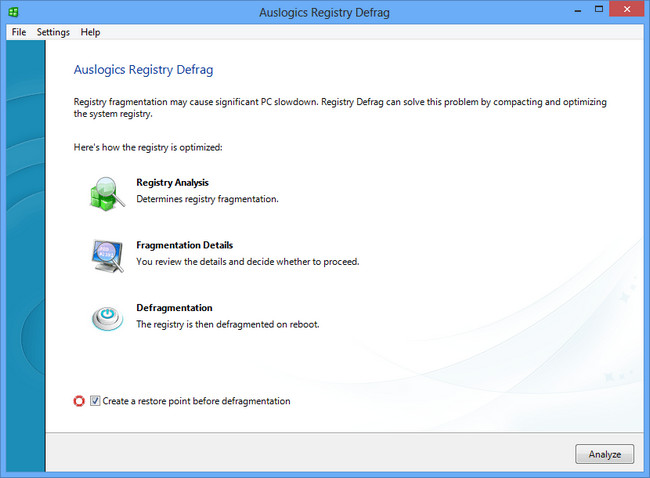 Auslogics Registry Defrag 14.0.0.3 instal the last version for windows