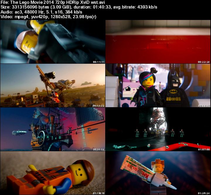 Subtitles The Lego Movie - subtitles english 1CD srt eng