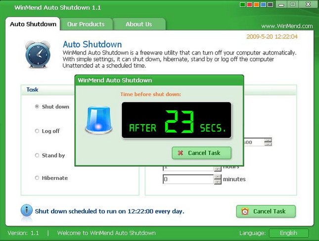 Wise Auto Shutdown 2.0.3.104 instal the new version for ipod