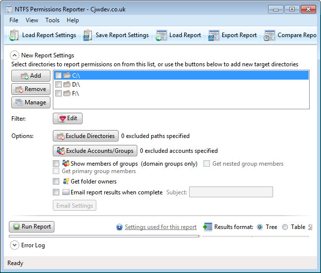 ntfs permissions reporter download