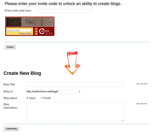 Invitation system