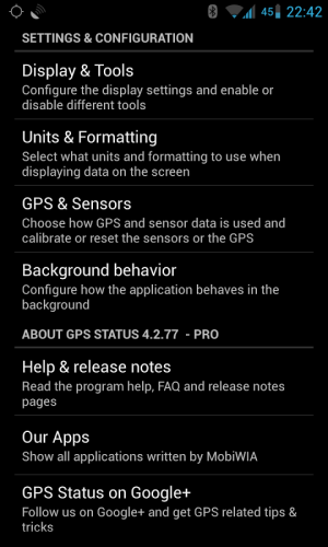 GPS Status &amp; Toolbox PRO v5.3.111