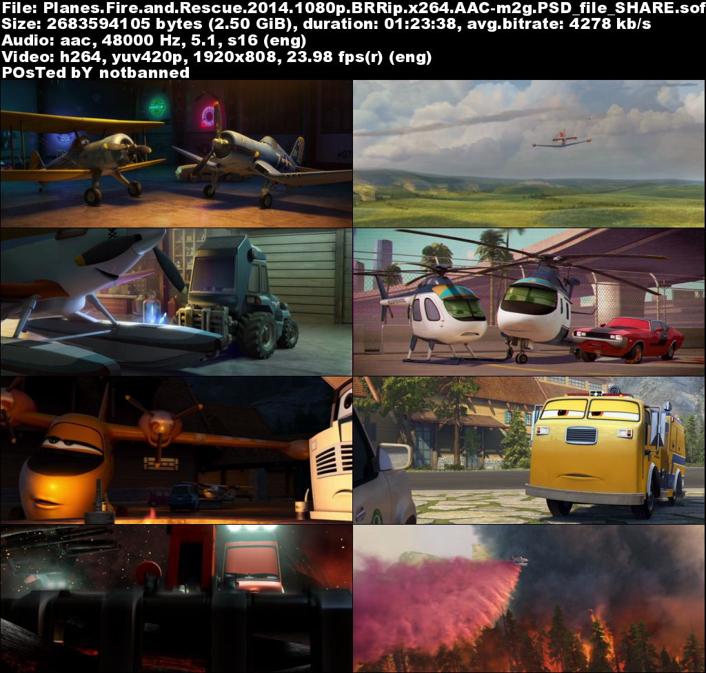 Planes: Fire Rescue 2014 720p, 20, en Adventure