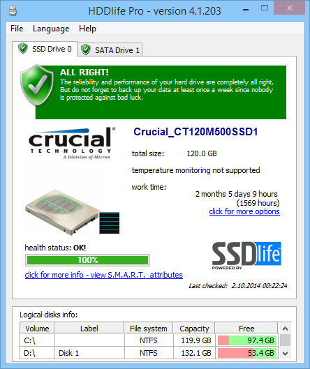 HDDLife Pro / for Notebooks 4.1.203 Multilingual Portable