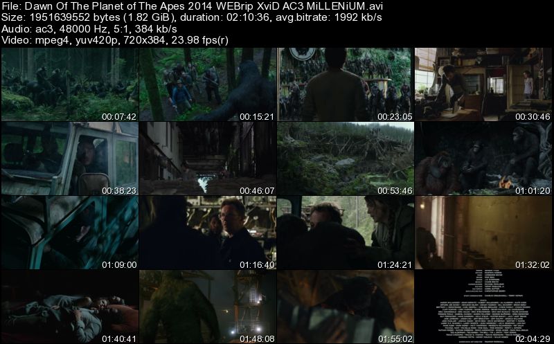 Dawn of the Planet of the Apes - 2014 - English Subtitles