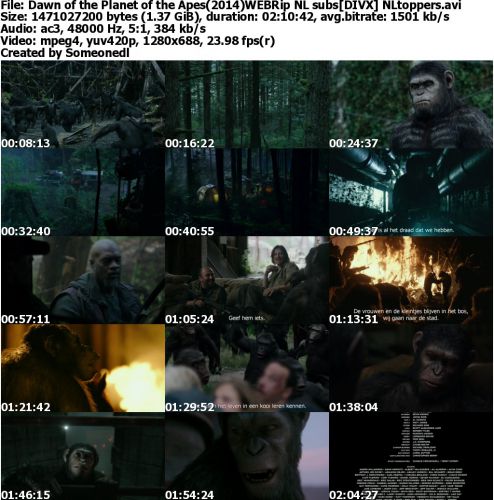 Rise of the Planet of the Apes 2011 ondertitel