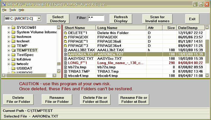 DelinvFile 5.01 Build 5.1.0.115 (x86/x64)