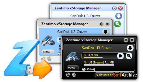 Zentimo xStorage Manager 1.9.6.1257 Multilingual + Portable
