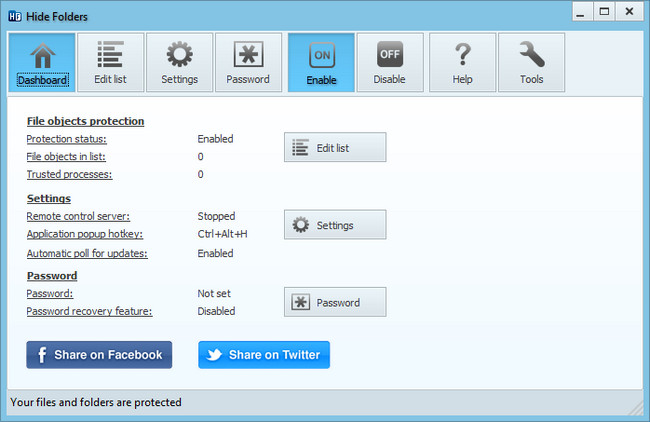 Hide Folders 5.3 Build 5.3.7.1141