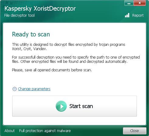 Kaspersky XoristDecryptor 2.5.3.4 U7n5A8we3pMSWhXe8J4JzYYMM9HK51CA